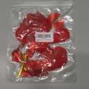 Womens Christmas Stcokings Thigh High, Fishnet Tights with Bow Santa Accessory Hosiery, Onesize 80-160lbs (Red)