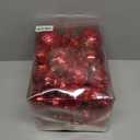 Christmas Ornaments Set with 60pcs Shatterproof Christmas Tree Decorations Multi-Size Christmas Ball Ornaments with 7 Styles Red