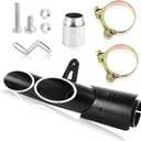 38mm-51mm Motorcycle Exhaust Tips 1.5-2" Motorcycle Muffer Grom Exhaust for Kawasaki Z650 ZX6R Honda CBR 500 300R Yamaha FZ1 250 300 Moto Dirt Bike Silencer Kit
