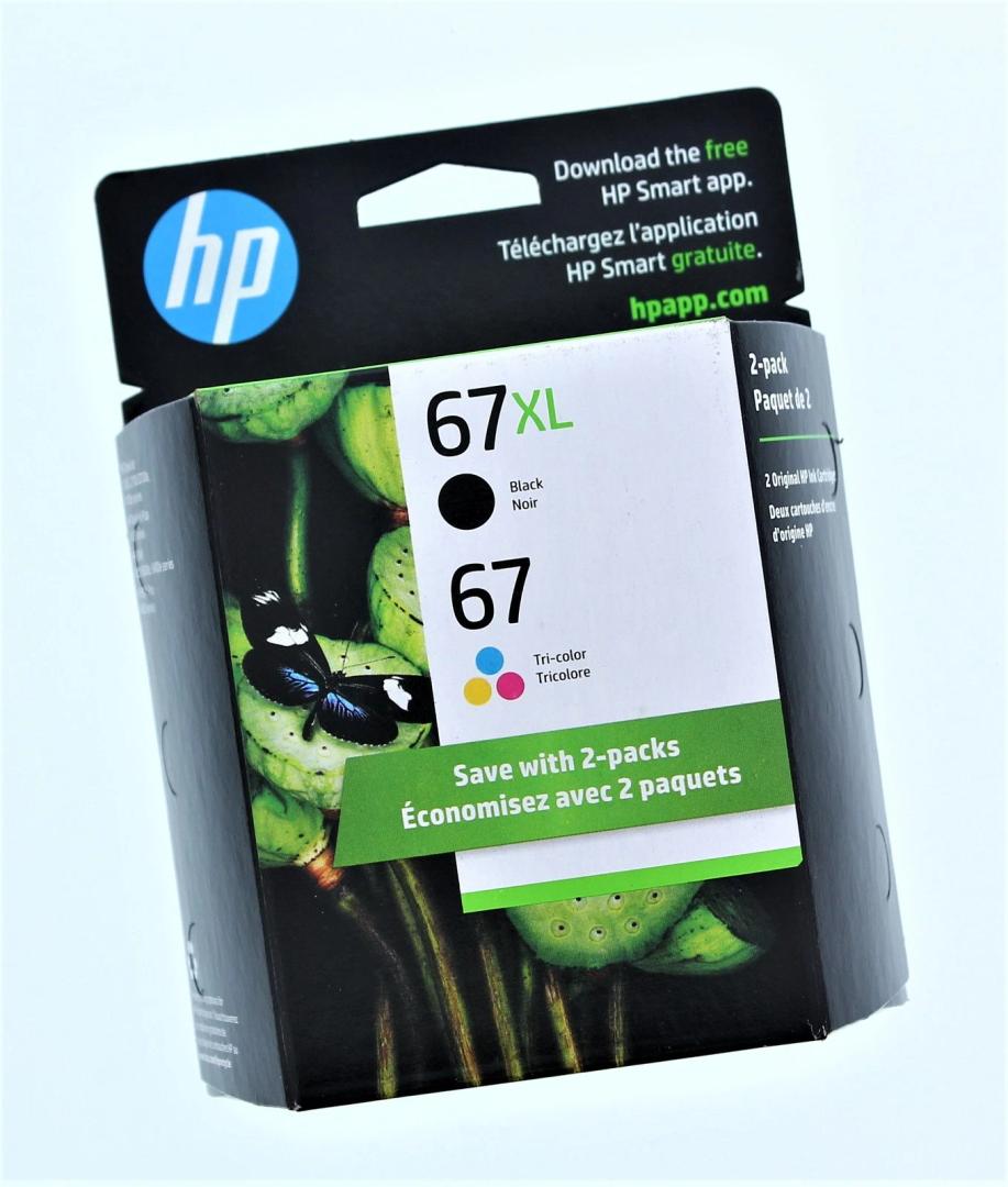 Professional Quality Ink Cartridges, 2 Pack, Black,Cyan,Magenta,Yellow, 67xL