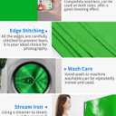 HEMMOTOP 7x5 ft(HxW) Green Screen Stand Kit, 6.5x5 ft Green Screen Backdrop with Stand for Streaming, Gaming, Zoom, Portable Greenscreen Background Kit with Clips & Carrying Case