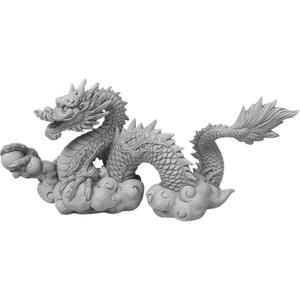 Saim Aquarium Dragon Statue Resin Ornaments Asian Fish Tank Decor  HandCarved Aquarium Ornament for Fish Tank, Home & Garden Decor, Lucky Feng Shui Statue