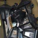 Dynaming 6 Pack Solar Hanging Lights Outdoor, Solar Powered Garden Decorative Lanterns with 6 x 38 Inch Shepherd Hooks, Waterproof Landscape Lighting for Lawn Patio Yard Pathway Driveway, Warm White