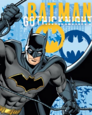 Batman DC Comics Kids Bedding Super Soft Silk Touch Throw, 36 in x 48 in, (Official Licensed Product) by Franco