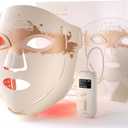 RENPHO 4D Red Light Therapy Mask for Face 2026, Valentines Day Gifts for Women Mom Wife, 324 LEDs Full Face Coverage & 3 Light Modes, Cordless LED Red Light Therapy Face Mask for Home Use & Travel (Champagne Gold)