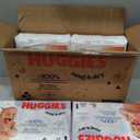 Huggies Size 1 Diapers, Snug & Dry Newborn Diapers, Size 1 (8-14 lbs), 256 Count (4 Packs of 64)