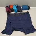 Hanes Men's Boxer Briefs, Cool Dri Moisture-Wicking Underwear, Cotton No-Ride-up for Men, Multi-Packs X-Large (Blue/Red)