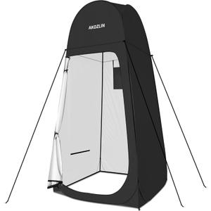 AKOZLIN Portable Pop Up Shower Privacy Shelters Instant Tent Dressing Changing Outdoor Camping Toilet Tent