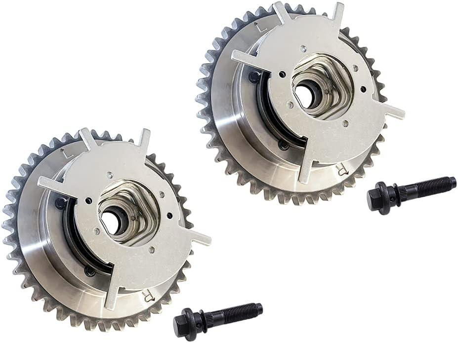 Variable Camshaft Timing Cam Phaser Sprockets Gears | Fit for Ford Expedition Explorer F-150 F-250 F-350 Mustang, Lincoln Navigator Mark LT, Mercury | OE# 3R2Z6A257DA, 3L3E6C524FA, 917-250XD, 917250