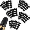 240Pcs Mouthpiece Patches Pads Cushions Saxophone Sax Mouthpiece Patches Pads Cushions Alto/Tenor Saxophone (Black)