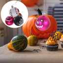 12pcs Christmas Hanging Balls Ornaments: 2.36 Plastic Glitter Shatterproof Balls for Decorations - Pumpkin Jack Spider Eyeball Decor for Party Holiday Tree Haunted House Party