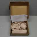 Silicone Baby Feeding Set | Baby Led Weaning Supplies Includes Suction Bowls and Divided Plates, Adjustable Bib, Baby Utensils Spoons and Forks,Cup | Baby Feeding Essentials (Beige)