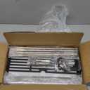 Adviace Grill Replacement Parts for Charbroil Performance 4 Burner 463347017, 463335517, 463342119, 463376017, G470-0002-W1, G470-0003-W1, 18 Cast Iron Grates, Heat Plates, Burners Parts