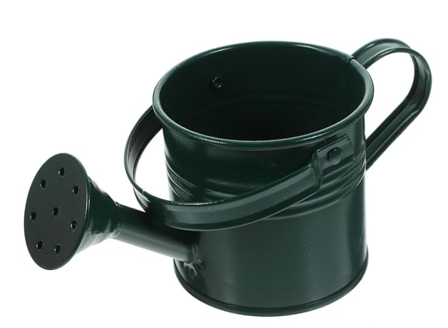 Garneck Mini Watering Can for Small Indoor Plants: 5 Pack Iron Metal Water Pot with Long Spout Colorful Tiny Plant Waterer for House Garden Flower Kids Gardening Present and Outdoor Use