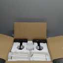 Battery Operated Wall Sconce Set of 2, Black Rechargeable Wall Lights with Timer Function, Easy Install Dimmable Wireless Wall Lamps Sconces Wall Decor for Living Room Bedroom Hallway, Emergency 3000K