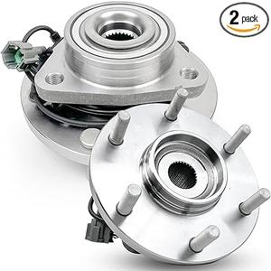 Pair 515066 Front Wheel Bearing Hub Assembly Compatible with Infiniti Qx56 2004 2005 2006 2007, for Nissan Armada 2005 2006 2007, Pathfinder 2004, Pathfinder Armada 2004, Titan 2004-2007 6 Lug W/Abs