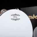 Glory Hand Held Tambourine Drum 10 inch Bell Birch Metal Jingles Percussion Gift Musical Drum Instrument for KTV Party Games (10 inch)