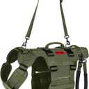 OneTigris Dog Lift Harness for Large Dogs, Dog Hip Support Brace, Full Body Lifter with Handles Invictus Multifunctional Mobility Assistance Vest for Back Legs (Green, Medium)
