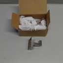 Towel Hooks for Bathrooms, Brushed Nickel Towel Hook for Kitchen Bathroom, SUS304 Stainless Steel Coat Hook, Square Heavy Duty Holder Robe Hooks for Hanging Towels, Coats, sponges, Wall Mount, 4 Pack