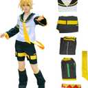 Jrswai Cosplay Costume Anime Sailor Uniform Halloween Party Outfit Full Set, XXL