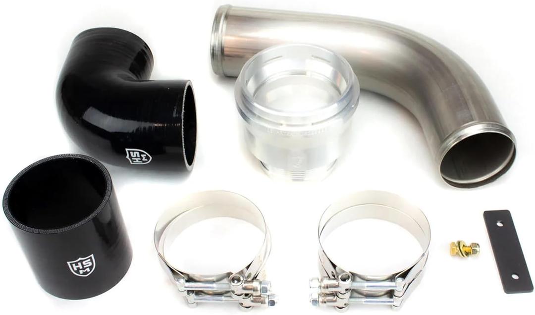 H&S Motorsports Cold Side Intercooler Pipe Upgrade Kit 122004 (Metal Version) Compatible With Ford 6.7L Powerstroke 2011-2016 F250 F350 F450