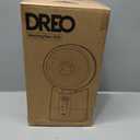 DREO TurboCool Misting Fan 516, 5 Drop Cooling Fans that Blow Cold Air, 150+30 Omni-directional Oscillating, Evaporative air cooler, 26 ft/s Wind, Ultrafine Mist, 20dB 6 Speeds 2 Modes, White