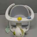 Coldew Baby Bath Seat for Babies 6 Months & Up, Non-Slip Toddler Bath Seat for Baby Sitting Up, Safe Baby Bath tub Seat with Suction Cups, Soft Cushion, Baby Bath Chair Gray