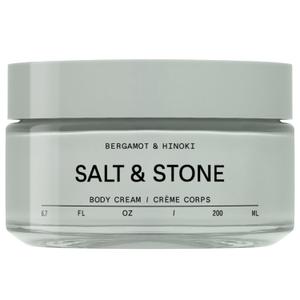 Salt & Stone Body Cream | Hydrating Formula with Seaweed Extracts, Spirulina & Squalane | Deep Hydration, Skin Barrier Support & Healthy Glow | For all Skin Types | Bergamot & Hinoki 6.7 fl oz