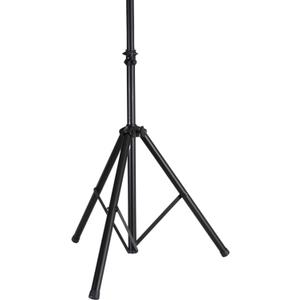 Pyle Universal Speaker Stand Mount Holder Heavy Duty Tripod w/ Adjustable Height from 40 to 71 and 35mm Compatible Insert Easy Mobility Safety Pin and Knob Tension Locking for Stability, Black