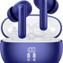 Ai Translation Earbuds Real Time with Audio and Video Calls,3-in-1 Buletooth 5.4 Translator Earbuds with 164 Languages/6 Translation Modes/No Subscription Required,42H Translatior Headphones,Dark Blue