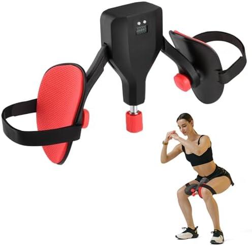 Thigh Master, Flantor Thigh Exerciser 22-77 lbs Adjustable Resistance, Inner Thigh Exerciser with Fixed Leg Straps Hip and Pelvis Trainer for Home Gym