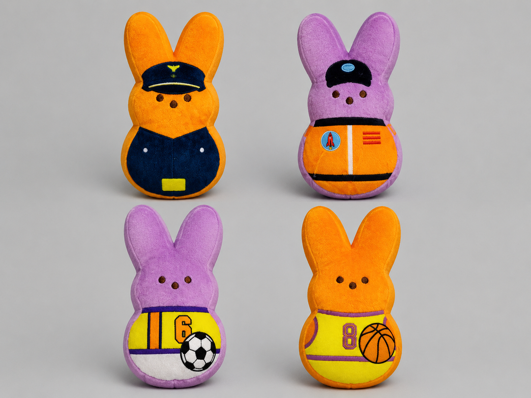 4 x Peeps Easter Eggs Plushies