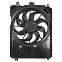 68552370AA Engine Radiator Cooling Fan Assembly Replacement for Fiat 500X for Jeep Renegade 2019 2020 2021 2022 2023 L4 1.3L Replace 58486673 58486673