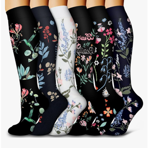 Bluemaple Copper Compression Socks For Women & Men Circulation - Best for Running,Nursing,Hiking,Flight&Travel S/M