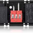 Saillong Wired Doorbell Chime Mechanism Assembly, Core Replacement, 16V 10VA Front and Rear Door Chime for Home Wall Inside, Compatible with Regular Doorbell Button and Transformer, Two Loud Sounds