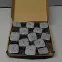 BUMACO Chair Leg Floor Protectors Square Chair Leg Protectors for Hardwood Floors Silicone Pads Covers to Protect Floors Clear-20 Pcs Square S (3/4" to 1")