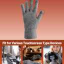 MEWTOGO Thick Fleece Winter Warmer Breathable Beanie Neck Gaiter Touchscreen Gloves Set for Women Gifts, 2 Sets (Black)