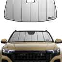 Pigenius Windshield Sun Shade for Audi Q8 2019-2026, SQ8/RS Q8 2020-2026 Custom Front Window Sunshade - Safeguard