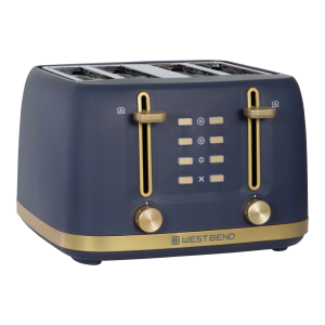 West Bend Timeless 4-Slice Toaster, Blue Gold