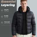 WEERTI Thermal Underwear for Men Long Johns with Fleece Lined Base Layer Men Cold Weather Top Bottom (3X-Large, Black)