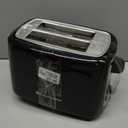 Toastmaster 2-Slice Toaster Black with Stainless