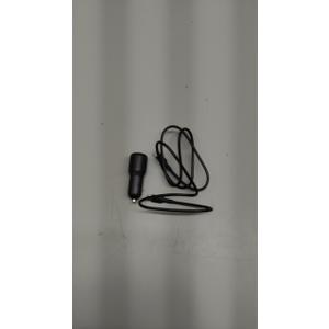 Fast-Charging Car Charger, 1 USBC+1 USB-A, 32w, with one 3-Ft Straight Cable, Black