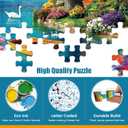 300 Piece Puzzles for Adults,Vintage Lake House Jigsaw Puzzle for Adults Kids Elderly,Large Piece Tree Puzzle for Kids Age 8-10 10-12,Challenging Landscape Puzzle,Family Game Great Gift 20.5x15in