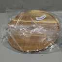 Rotating Round Wood Tray Decorative Tray for Kitchen Countertop for Coffee Table Bathroom Organizer Charming Farmhouse Kitchen Decor