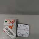 Kitchen Cooking Timer, Chef Cooking Timer Clock with a Loud Alarm Clock, 100% Mechanical Desktop, Suitable for Classrooms, Homes, Study (White)