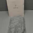 HAMUNI 100% Wool Slouchy Beanie, Warm Beanie Hats for Women Breathable Knitting Skull Beanies Cap for Spring Fall Winter (Light Grey)