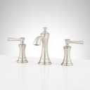 Signature Hardware 480488 Beasley 1.2 GPM Widespread Bathroom Faucet with Pop-Up Drain Assembly (Brushed Nickel)