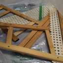 Tea and Coffee Bar Station Organizer, Bamboo Mug Holder Countertop, Matcha Stand, Cup Display Shelf, Condiment Storage Rack for Kitchen Counter, 2 Tier (17.7in)