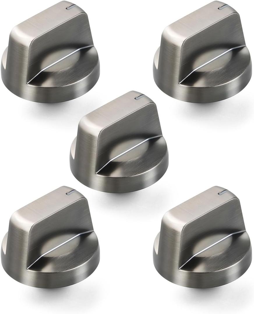 DG94-01480A Stove Knobs Replacement Parts for Samsung Range Stove Top Burner Knob Samsung NZ30K6330RS NZ36K6430RS 30/36 Inch Smart Electric Cooktop Knobnz930 5 Burner Control Assembly Knobs 5 Pcs