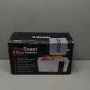 Mueller UltraToast Full Stainless Steel Toaster 4 Slice, Long Extra-Wide Slots for Bagels and Waffles, 6 Browning Levels, LED Display, Cancel/Defrost/Reheat Functions & Removable Tray, Kitchen Gadgets